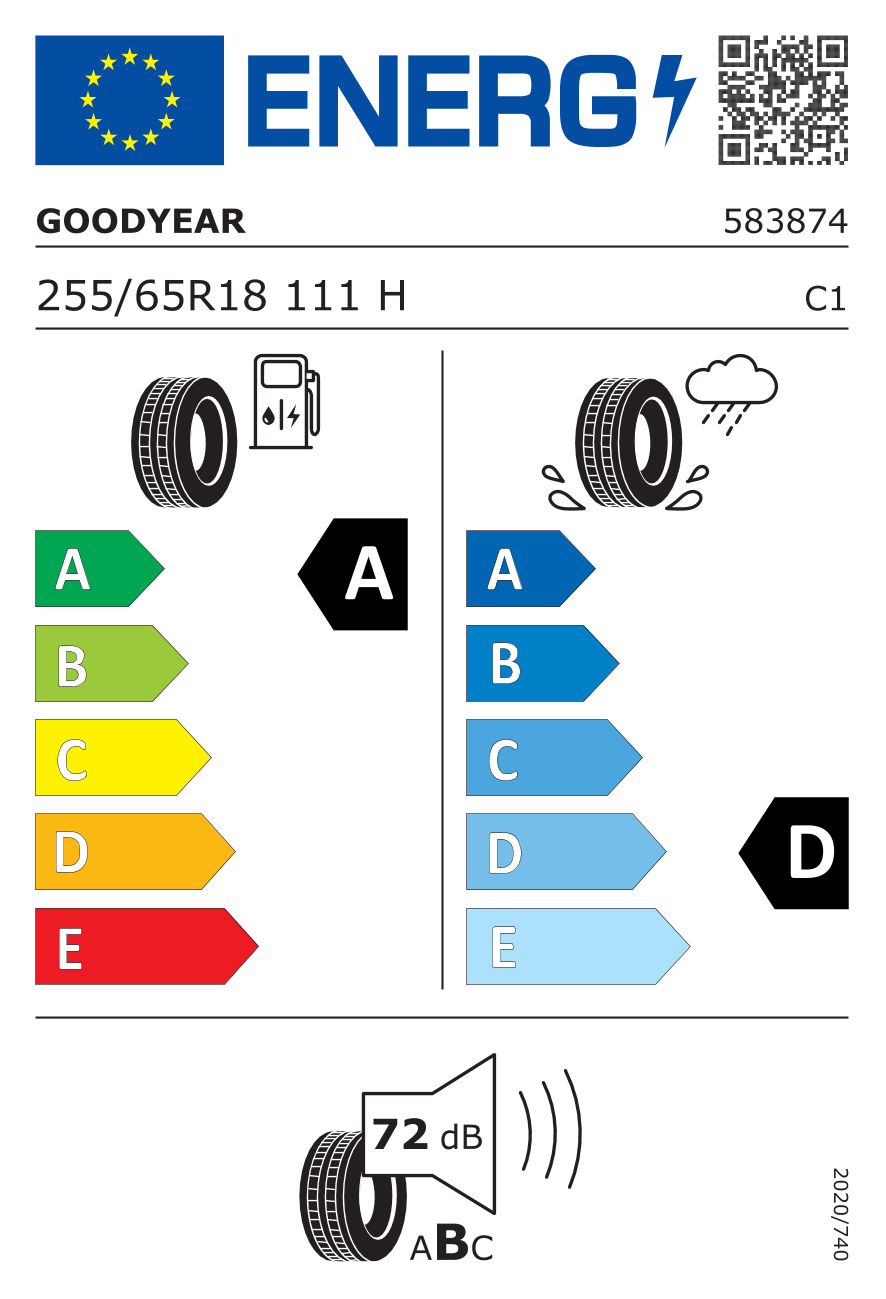 Goodyear WRANGLER TERRITORY HT 255/65 R18 111H