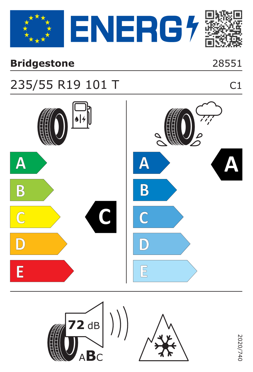 Bridgestone BLIZZAK LM005 235/55 R19 101T