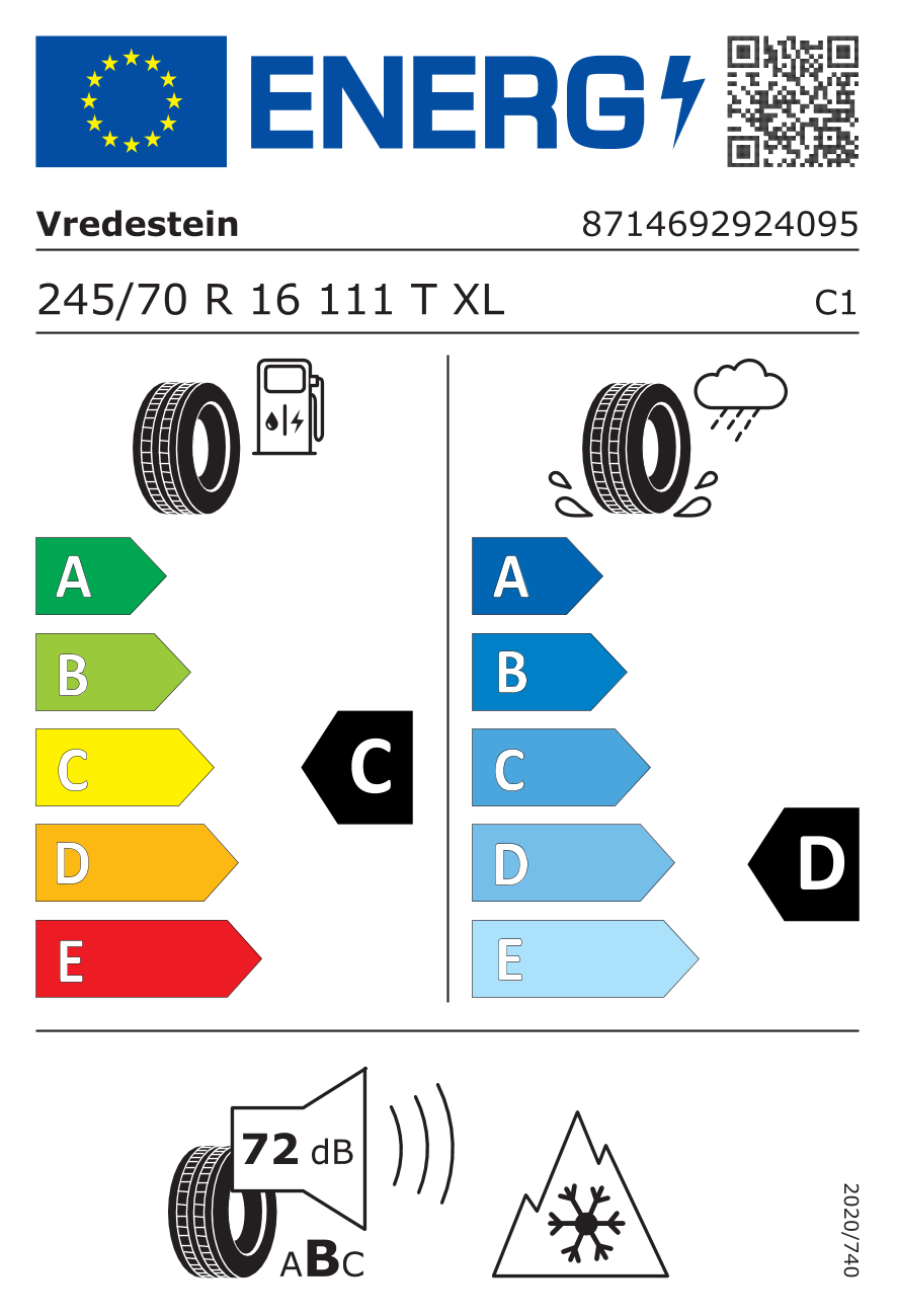 Vredestein PINZA AT 245/70 R16 111T