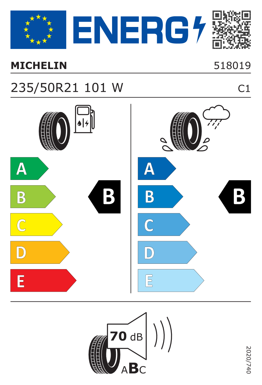 Michelin PILOT SPORT 4 SUV 235/50 R21 101W