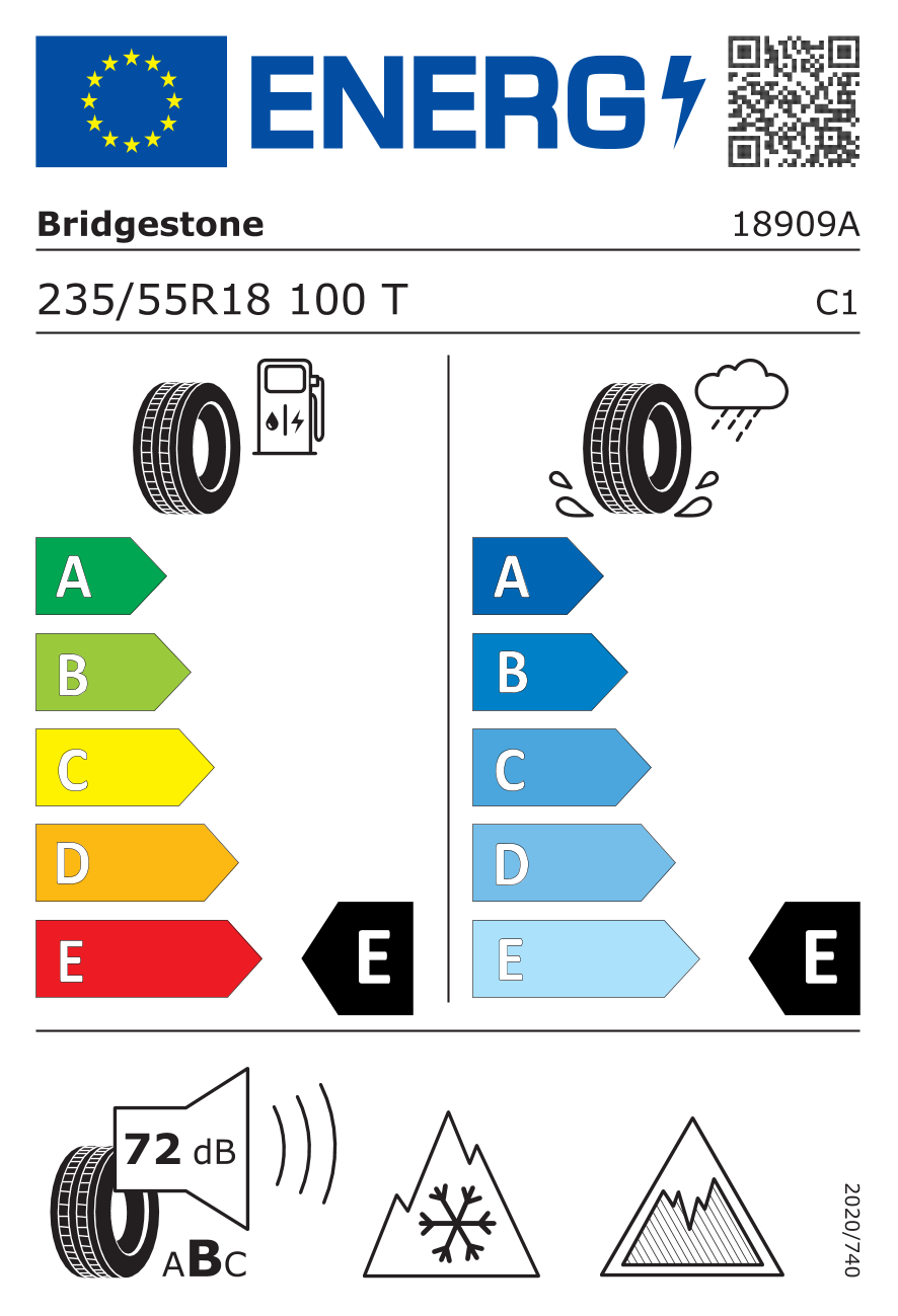 Bridgestone BLIZZAK DM-V3 235/55 R18 100T