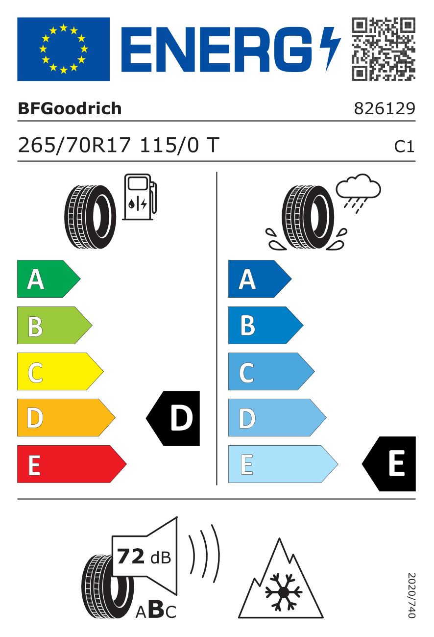 BFGoodrich TRAIL-TERRAIN T/A 265/70 R17 115T