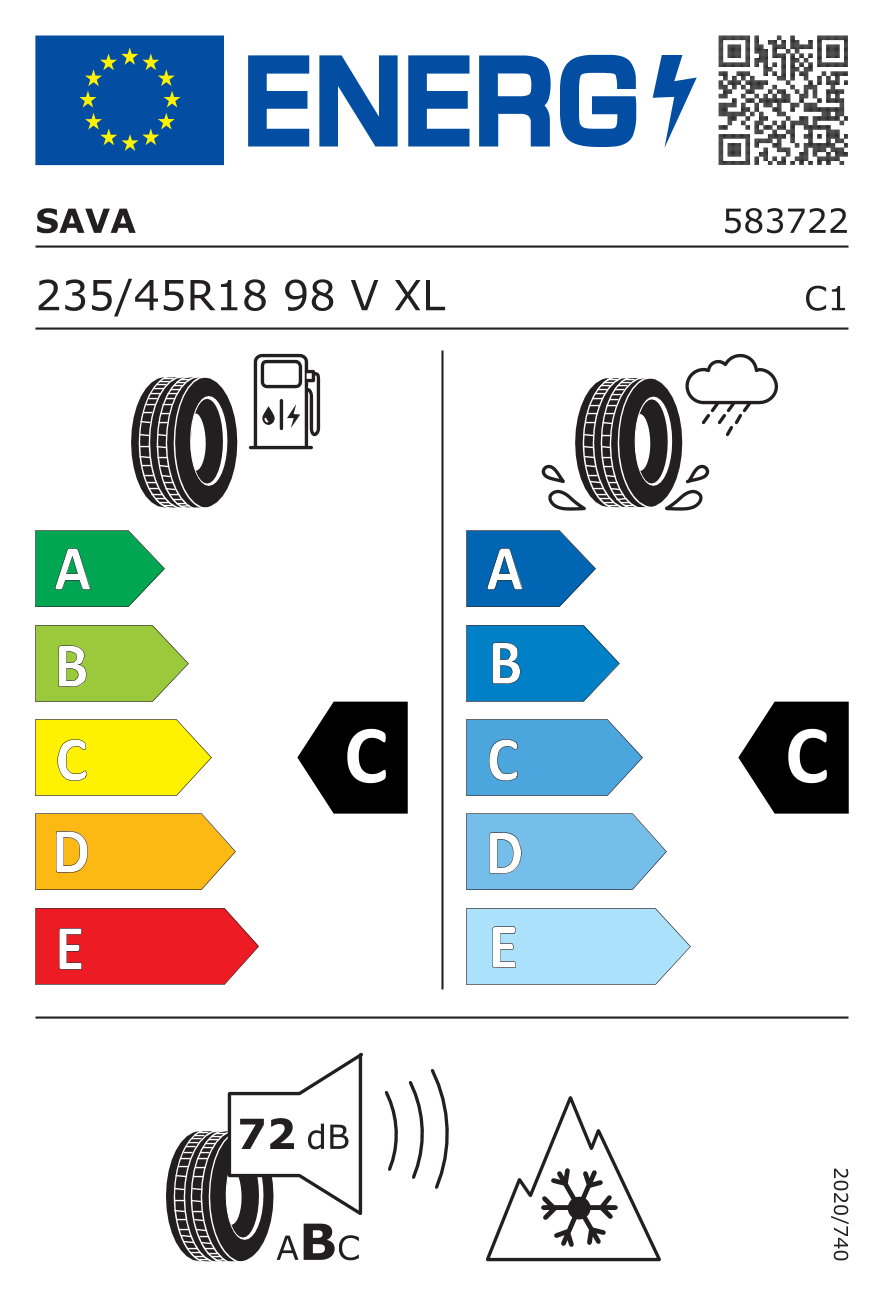 Sava ESKIMO HP2 235/45 R18 98V