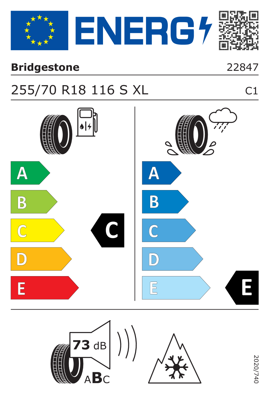 Bridgestone DUELER AT001 255/70 R18 116S