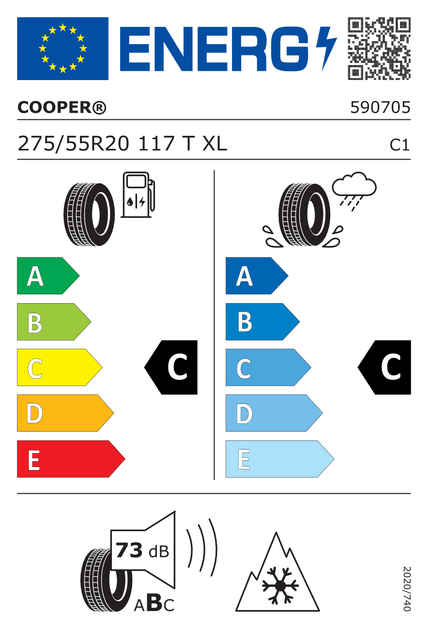 Cooper DISCOVERER AT3 SPORT 2 275/55 R20 117T