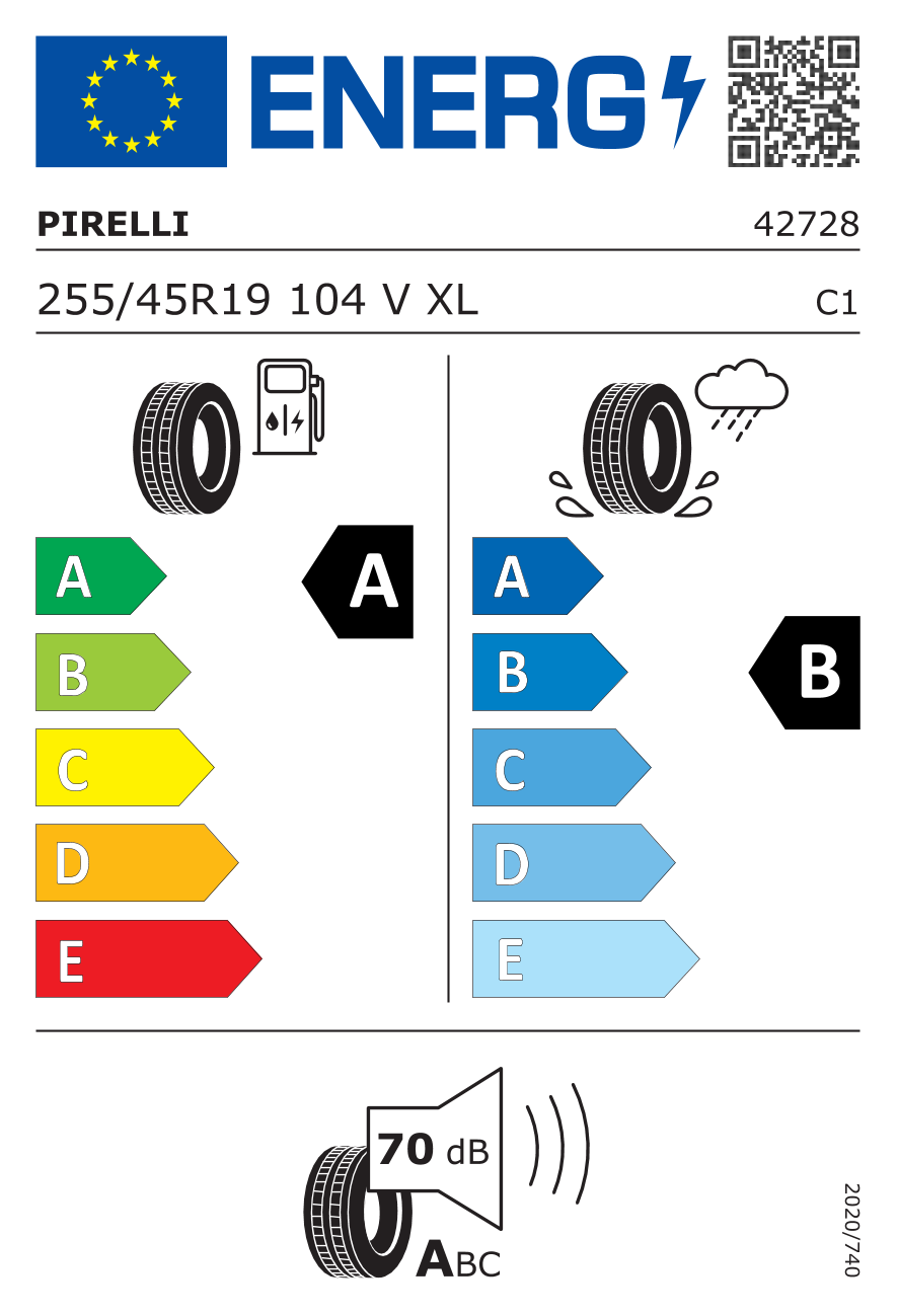  P-ZERO L.S. 255/45 R19 104V