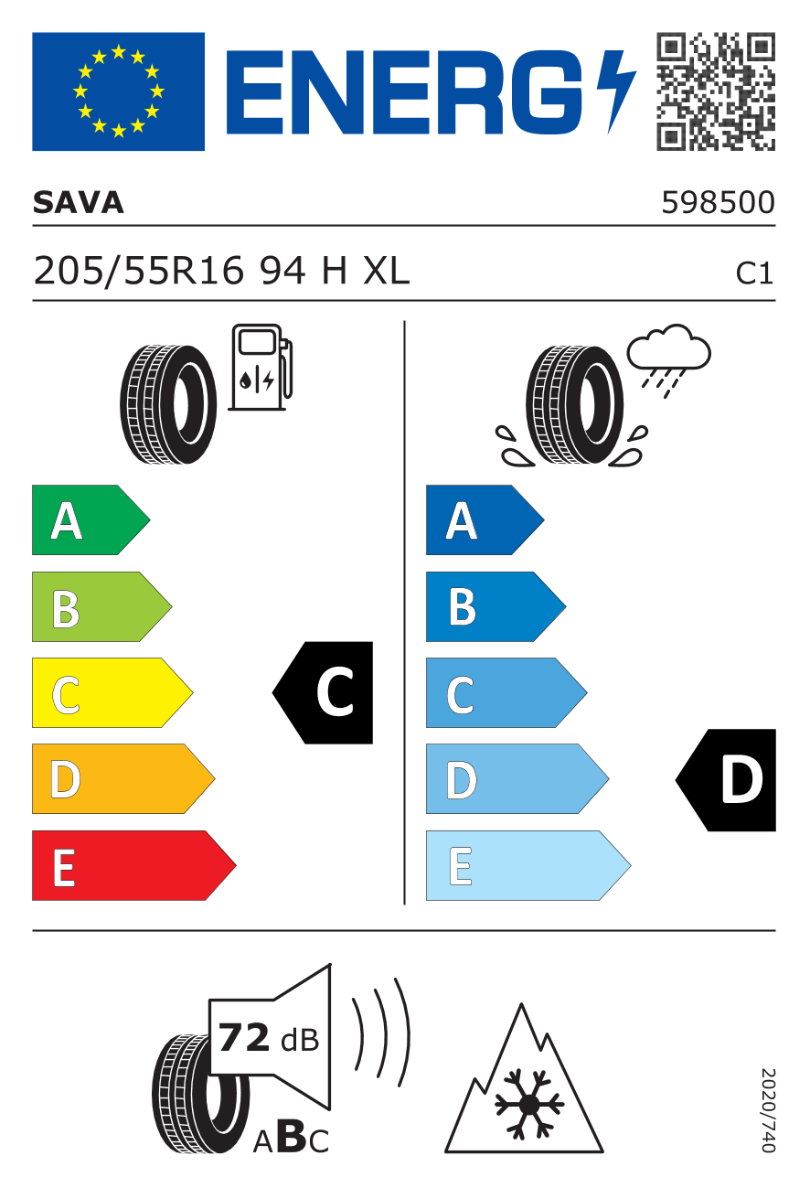 Sava ESKIMO HP2 205/55 R16 94H