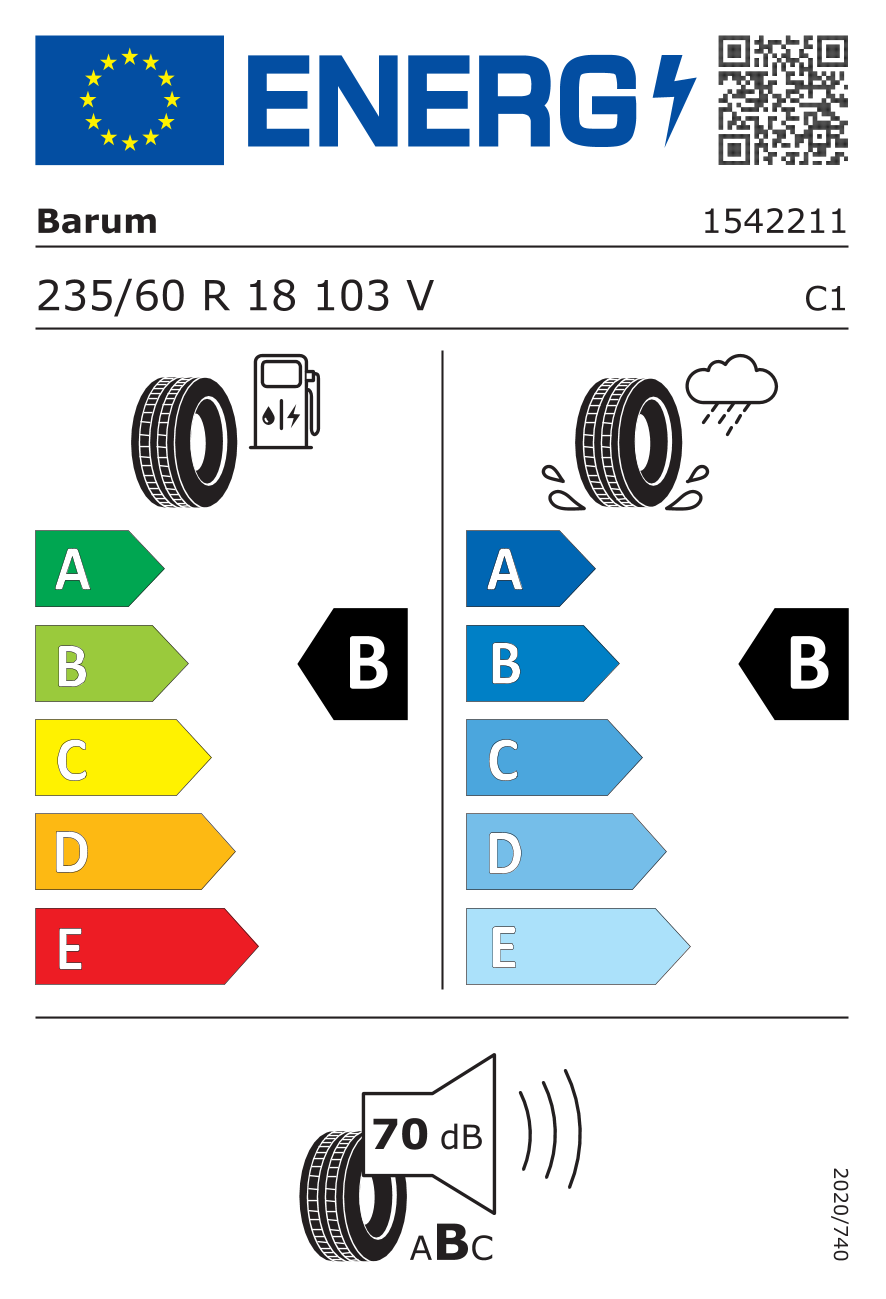 Barum BRAVURIS 6 235/60 R18 103V