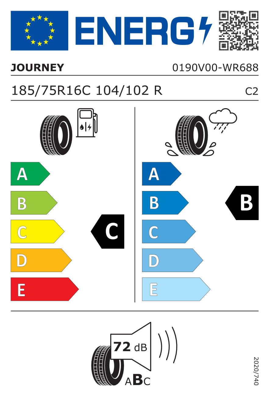  WR688 185/75 R16 104/102R