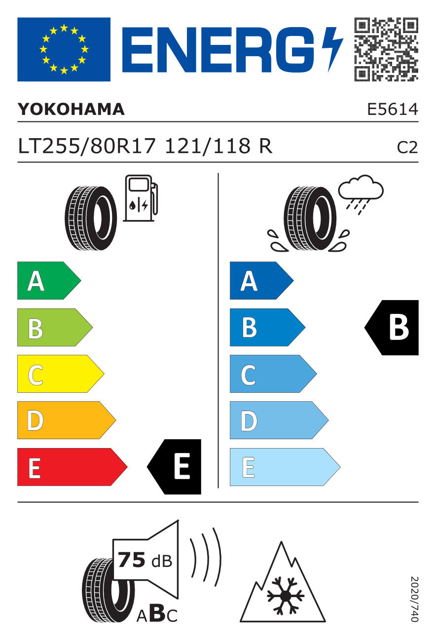 Yokohama GEOLANDAR A/T4 G018 255/80 R17 121R