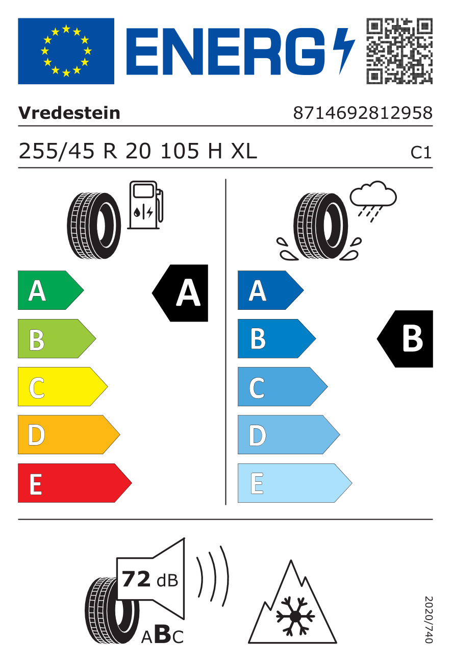  QUATRAC PRO 255/45 R20 105H