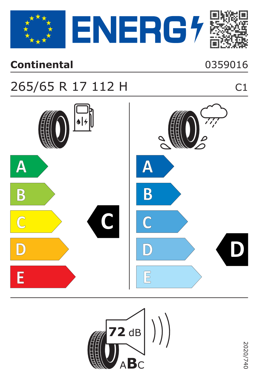  CROSSCONTACT ATR 265/65 R17 112H