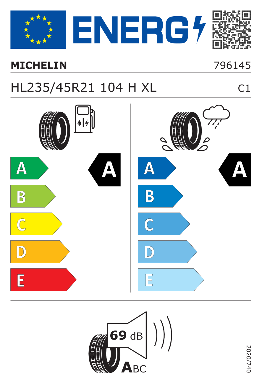  PRIMACY 5 ENERGY 235/45 R21 104H