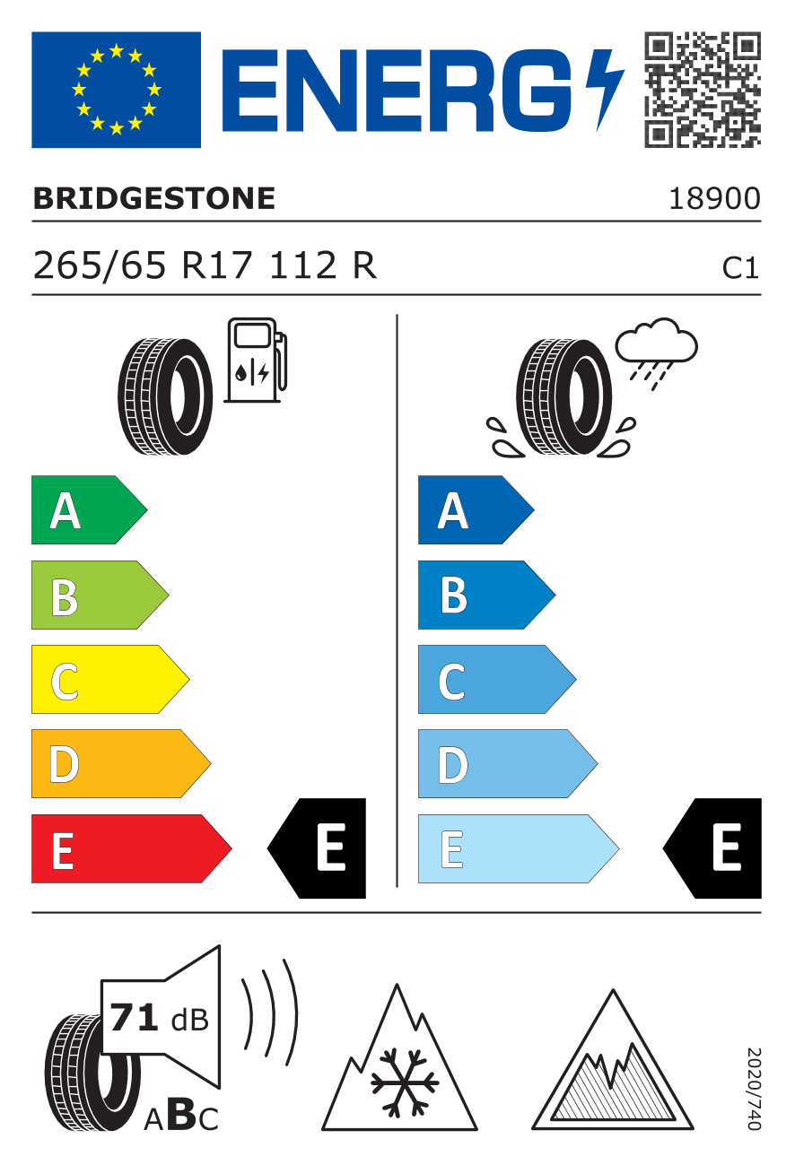 Bridgestone BLIZZAK DM-V3 265/65 R17 112R
