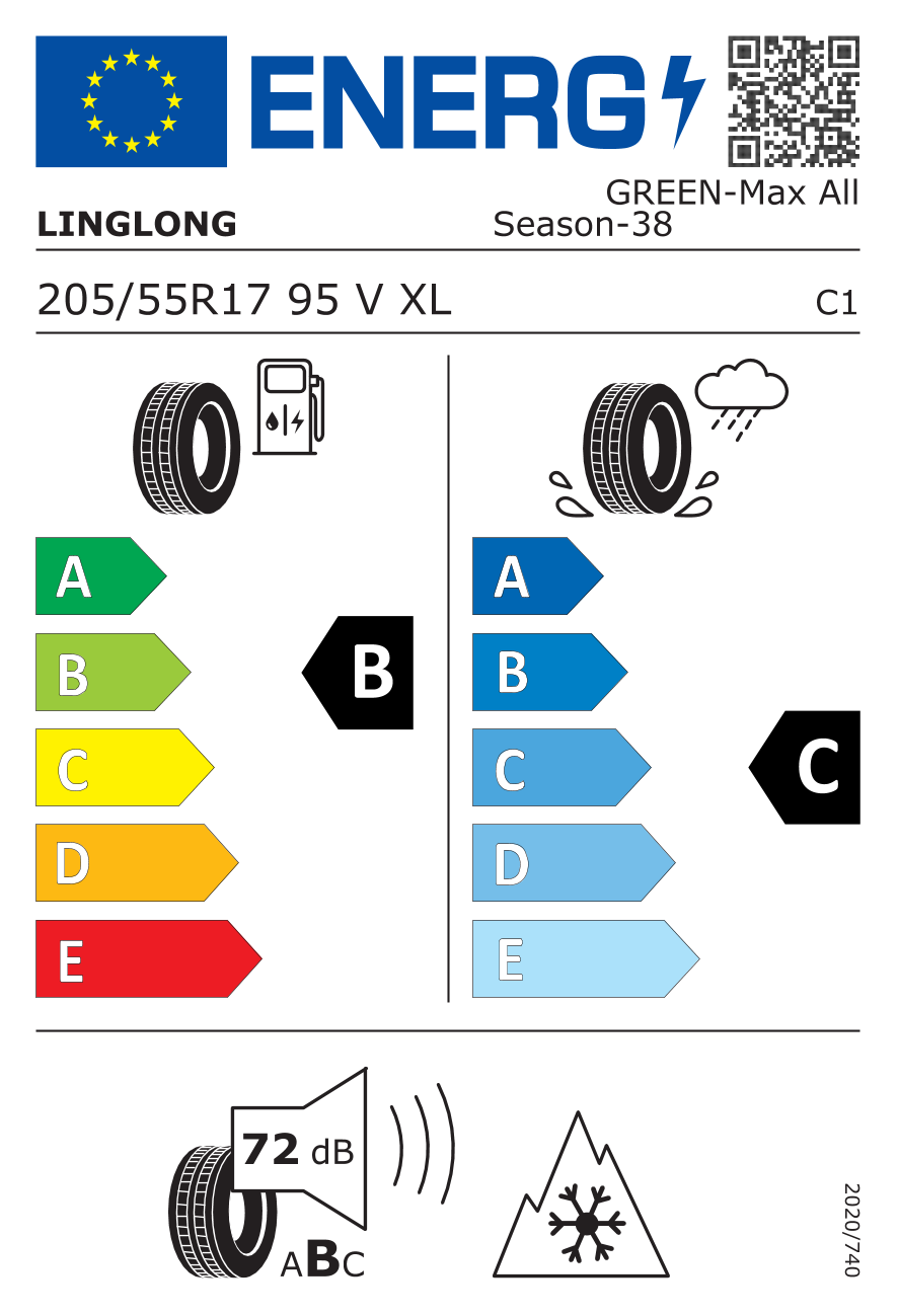 linglong GREEN-MAX AllSeason 205/55 R17 95V