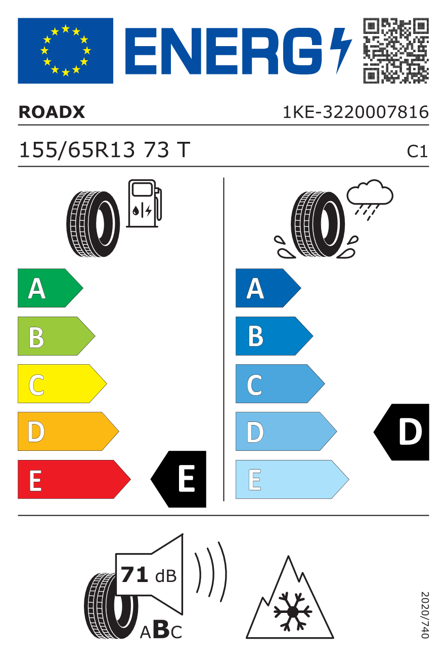  FROST WH01 155/65 R13 73T