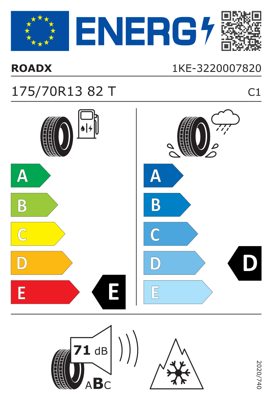  FROST WH01 175/70 R13 82T