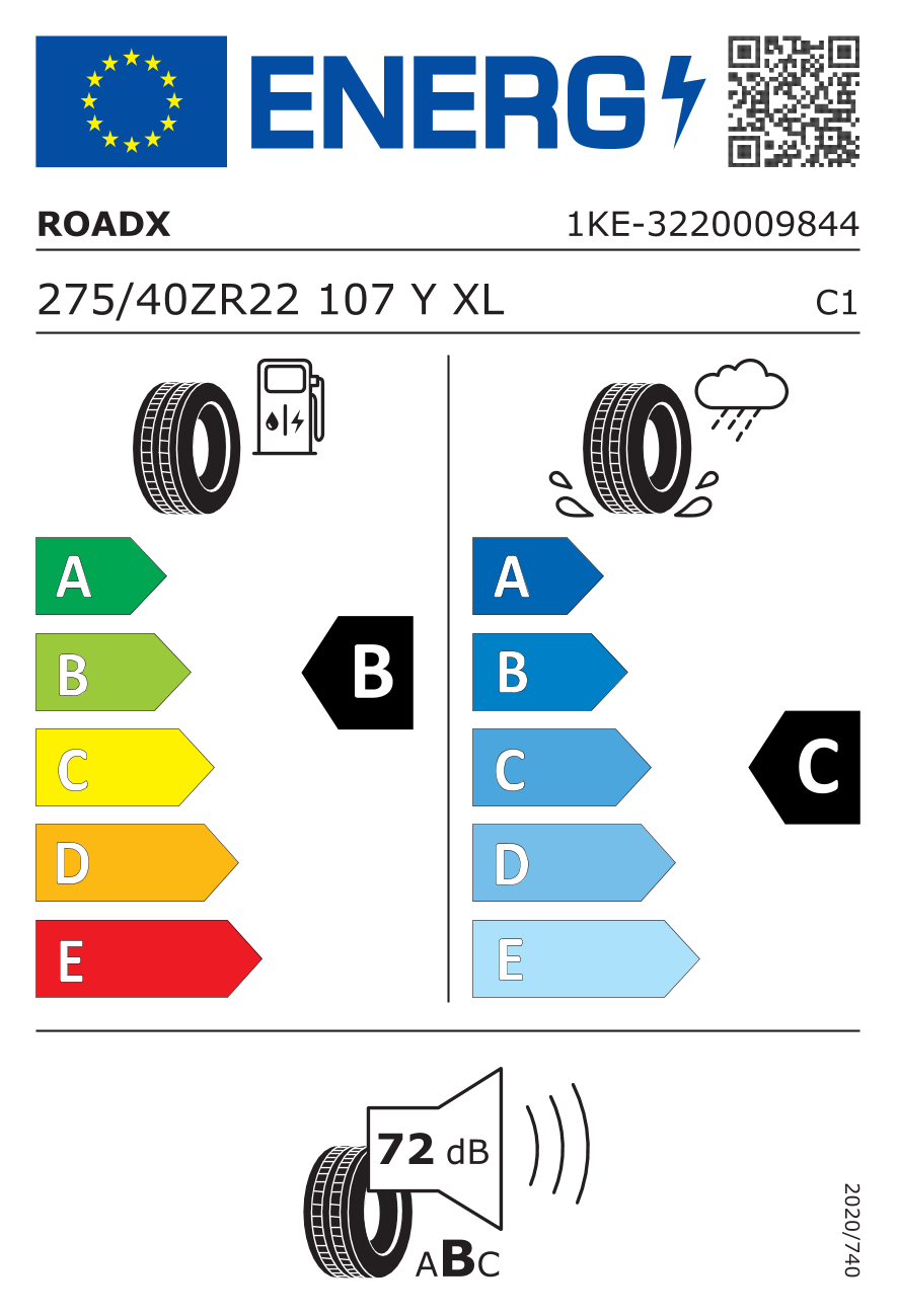  RX QUEST H/T02 XL 275/40 R22 107Y