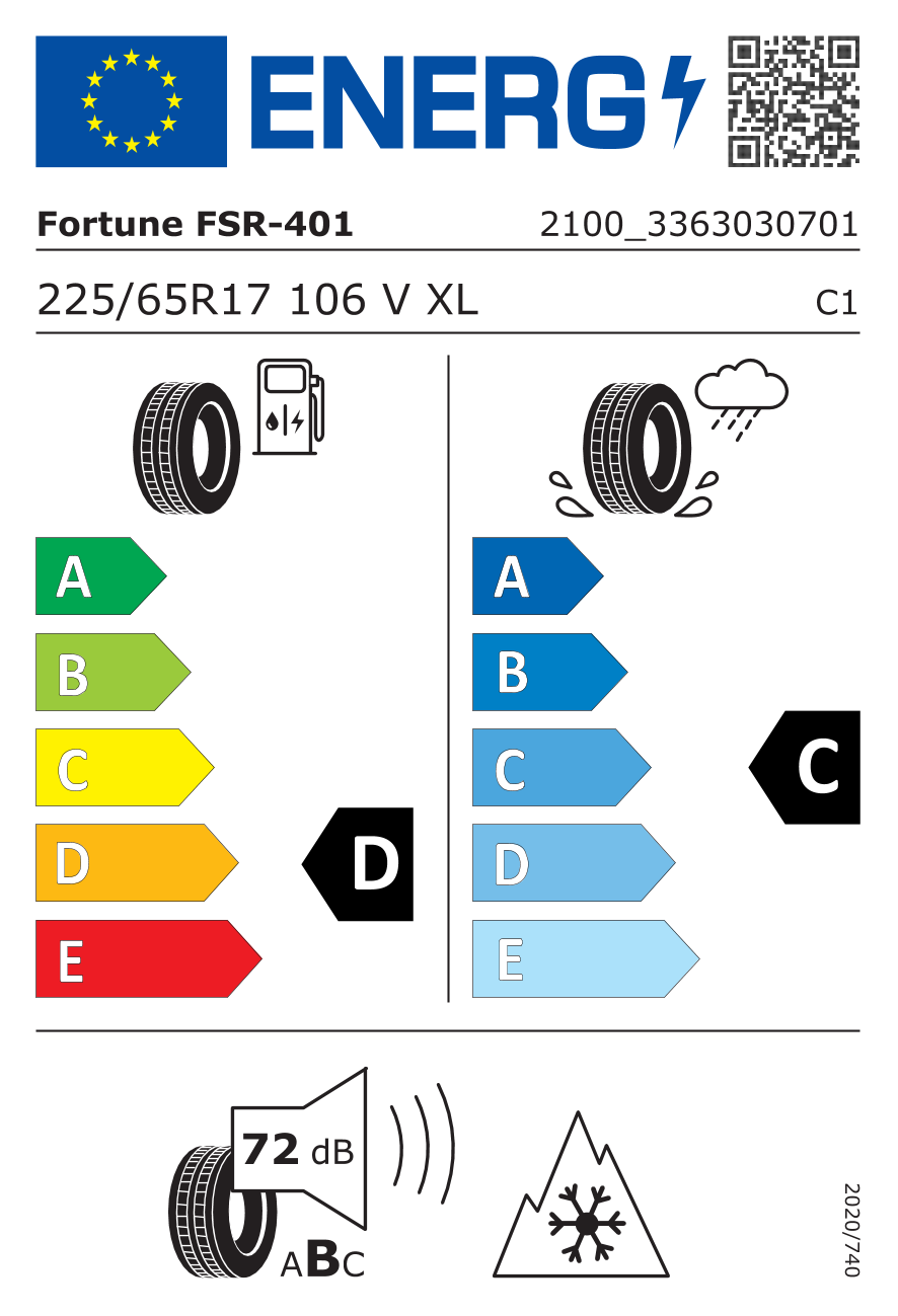  FitClime FSR-401 XL 225/65 R17 106V