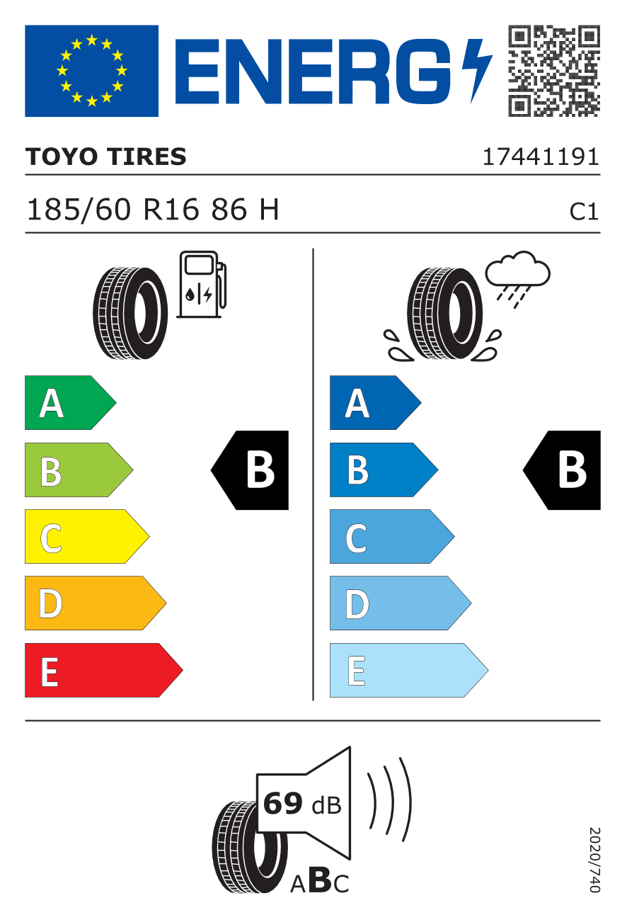 Toyo PROXES R39 185/60 R16 86H