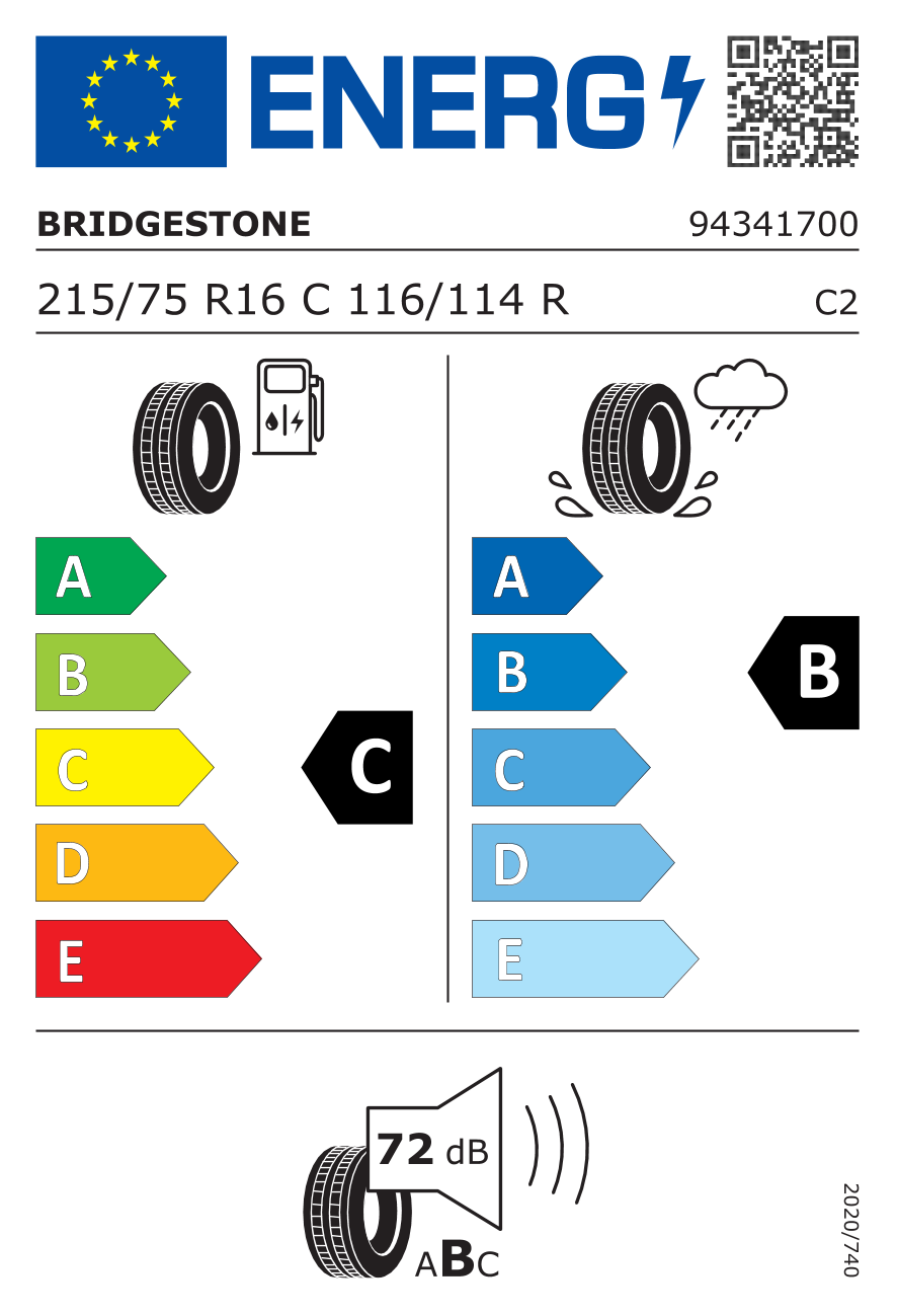 Bridgestone DURAVIS R660 215/75 R16 116R